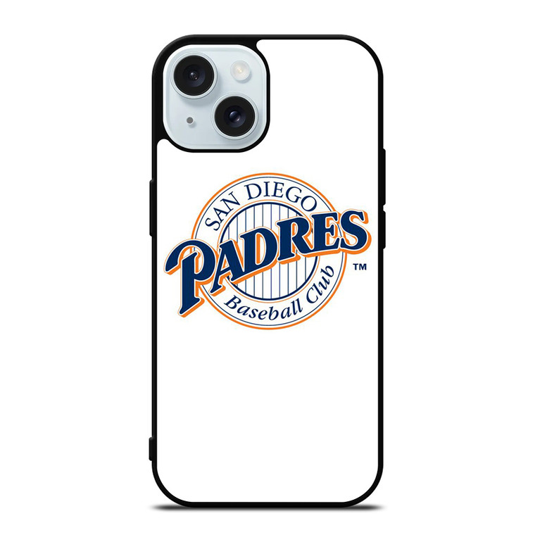 SAN DIEGO PADRES BASEBALL TEAM LOGO iPhone 15 Case Cover