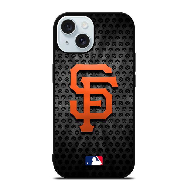 SAN FRANCISCO GIANTS METAL LOGO iPhone 15 Case Cover