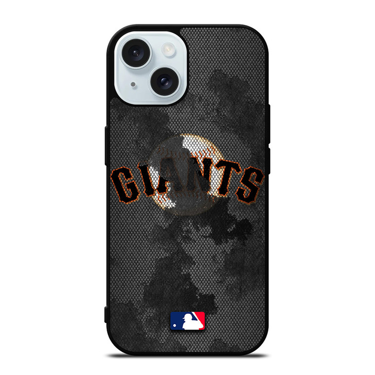 SAN FRANCISCO GIANTS RUSTY LOGO iPhone 15 Case Cover SAN FRANCISCO GIANTS RUSTY LOGO iPhone 15 Case Cover