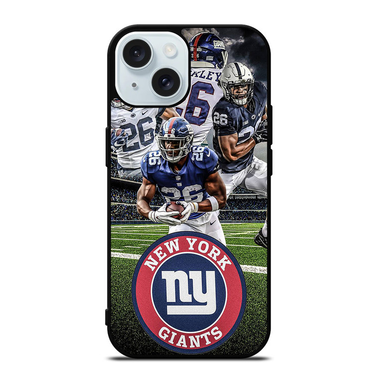 SAQUON BARKLEY NEW YORK GIANTS NY iPhone 15 Case Cover