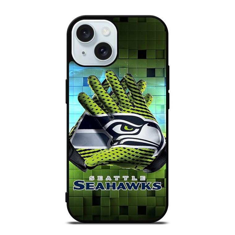 SEATTLE SEAHAWKS FOOTBALL LOGO iPhone 15 Case Cover