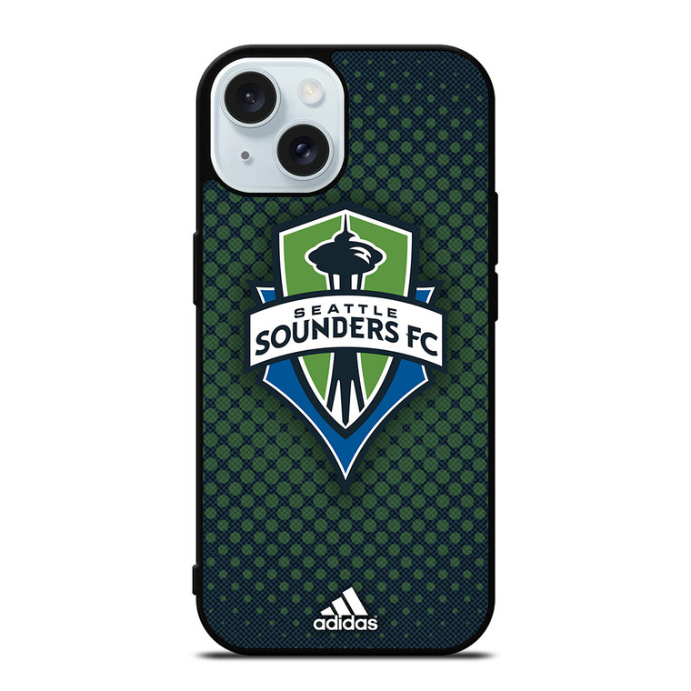 SEATTLE SOUNDERS FC SOCCER MLS ADIDAS iPhone 15 Case Cover