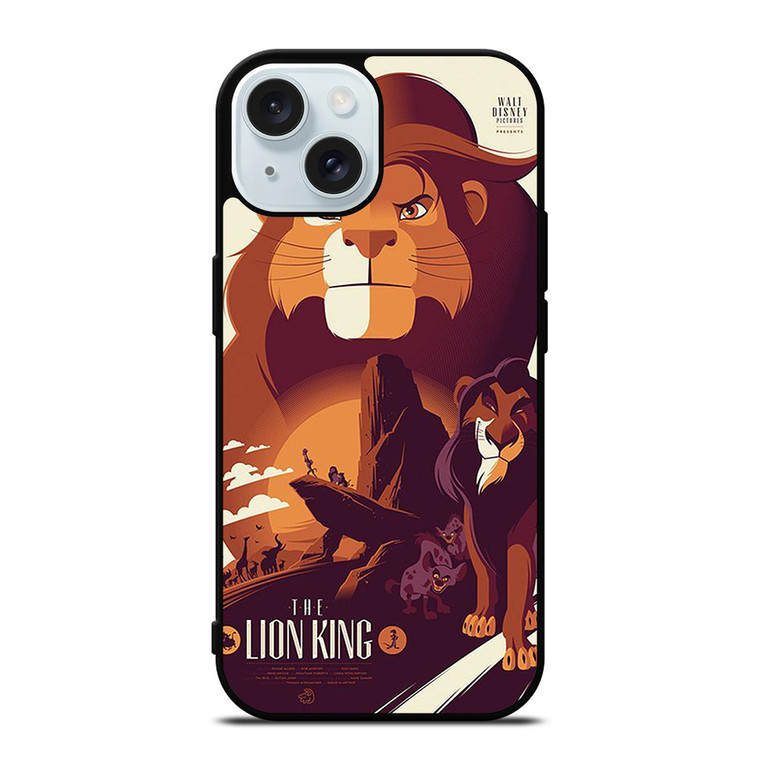 SIMBA LION KING CARTOON iPhone 15 Case Cover