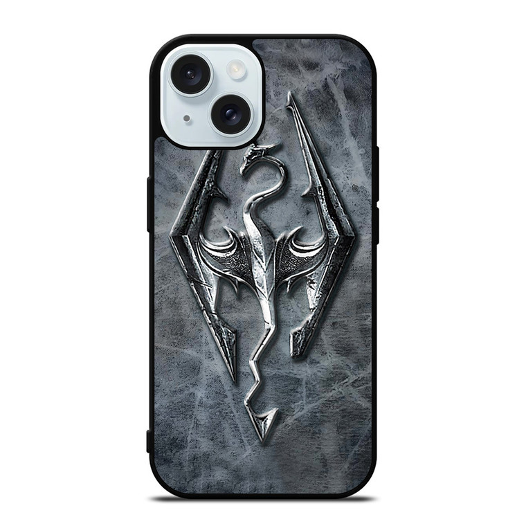 SKYRIM LOGO ELDER SCROLLS iPhone 15 Case Cover
