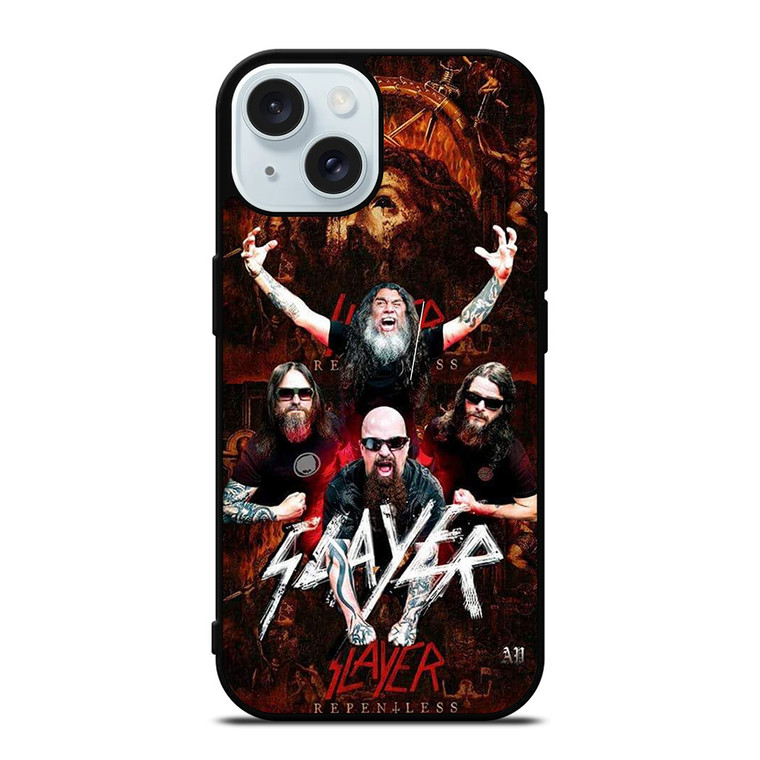 SLAYER METAL BAND POSTER iPhone 15 Case Cover