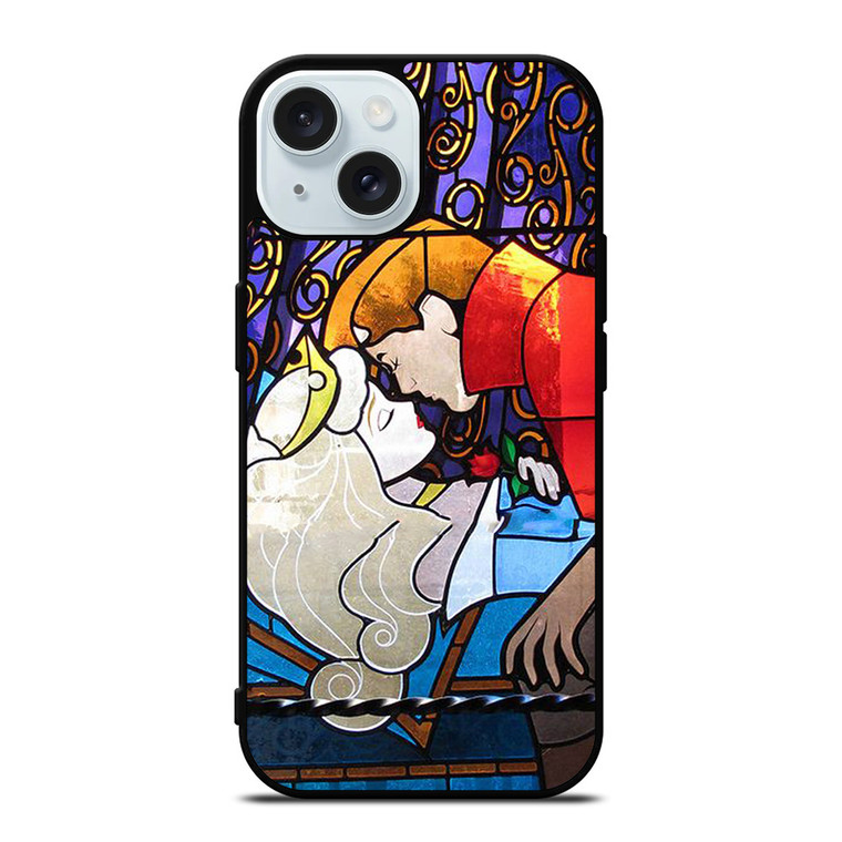 SLEEPING BEAUTY AURORA DISNEY GLASS iPhone 15 Case Cover