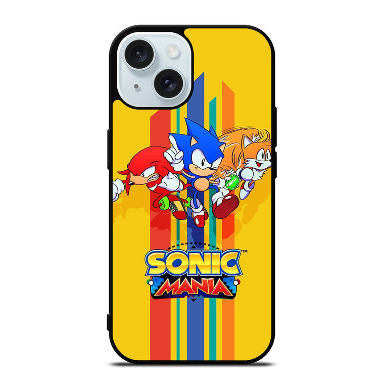 SONIC THE HEDGEHOG MANIA iPhone 15 Case Cover