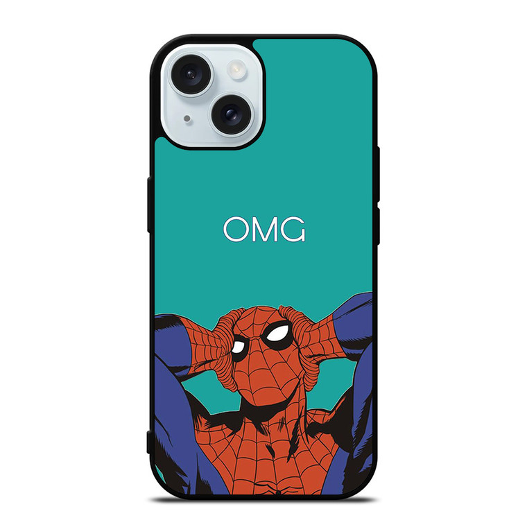 SPIDERMAN MARVEL AVENGERS OMG iPhone 15 Case Cover