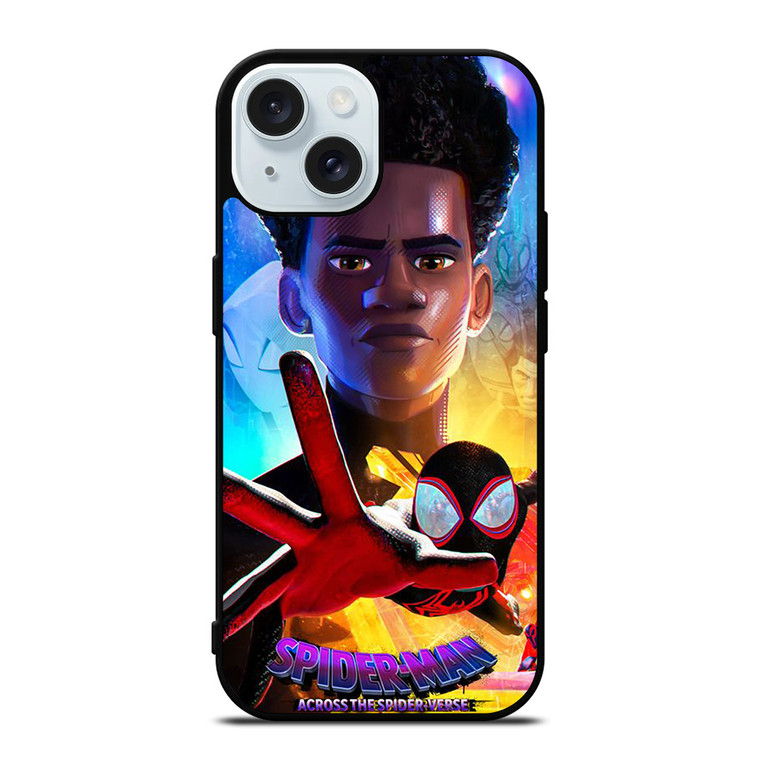 SPIDERMAN MILES MORALES ACROSS SPIDER-VERSE iPhone 15 Case Cover