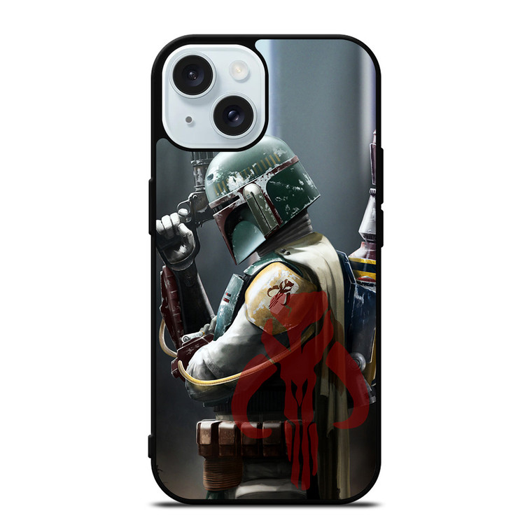 STAR WARS BOBA FETT COOL iPhone 15 Case Cover
