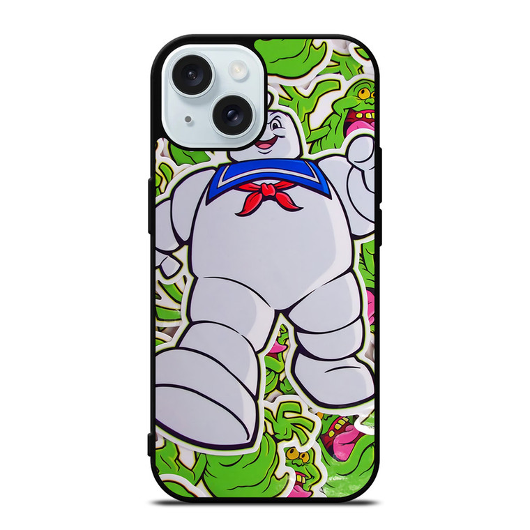 STAY PUFT AND SLIMER GHOSTBUSTER iPhone 15 Case Cover