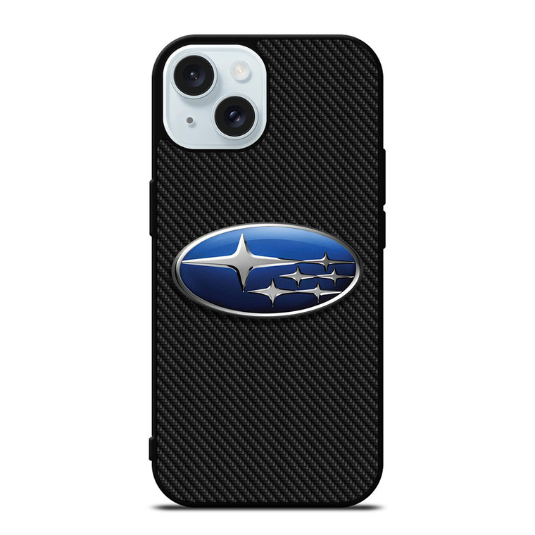 SUBARU CARBON LOGO iPhone 15 Case Cover