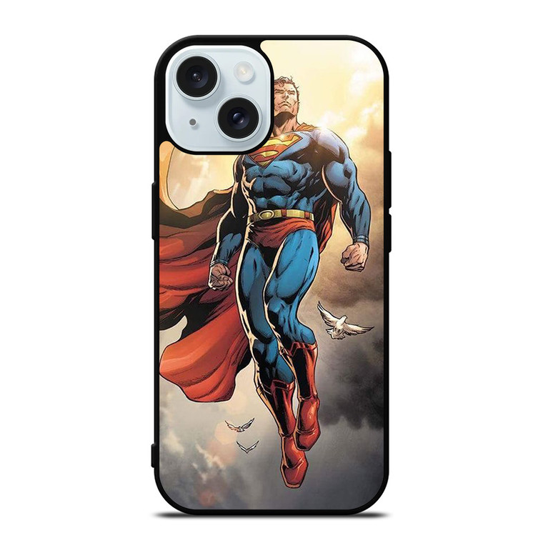 SUPERMAN SUPER HERO DC iPhone 15 Case Cover SUPERMAN SUPER HERO DC iPhone 15 Case Cover