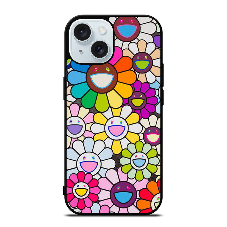 TAKASHI MURAKAMI FLOWER- iPhone 15 Case Cover