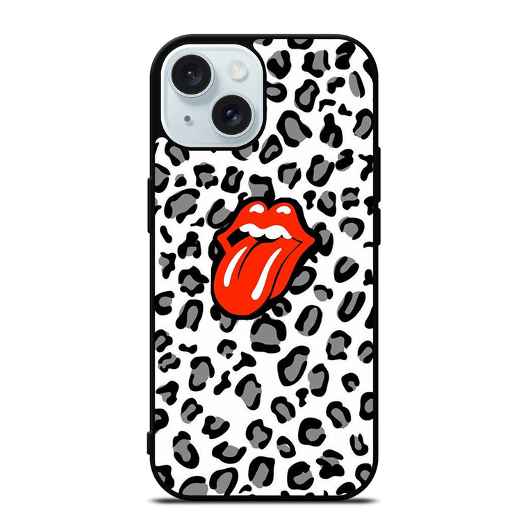 THE ROLLING STONES LEOPARD SKIN iPhone 15 Case Cover