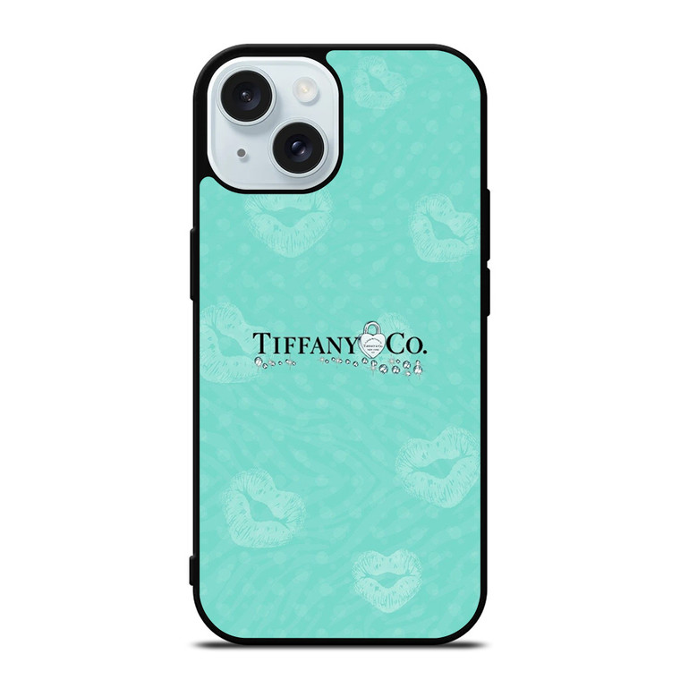 TIFFANY AND CO LIP KISS iPhone 15 Case Cover