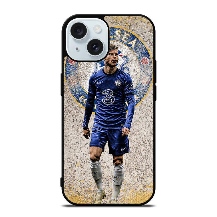 TIMO WERNER CHELSEA FC iPhone 15 Case Cover