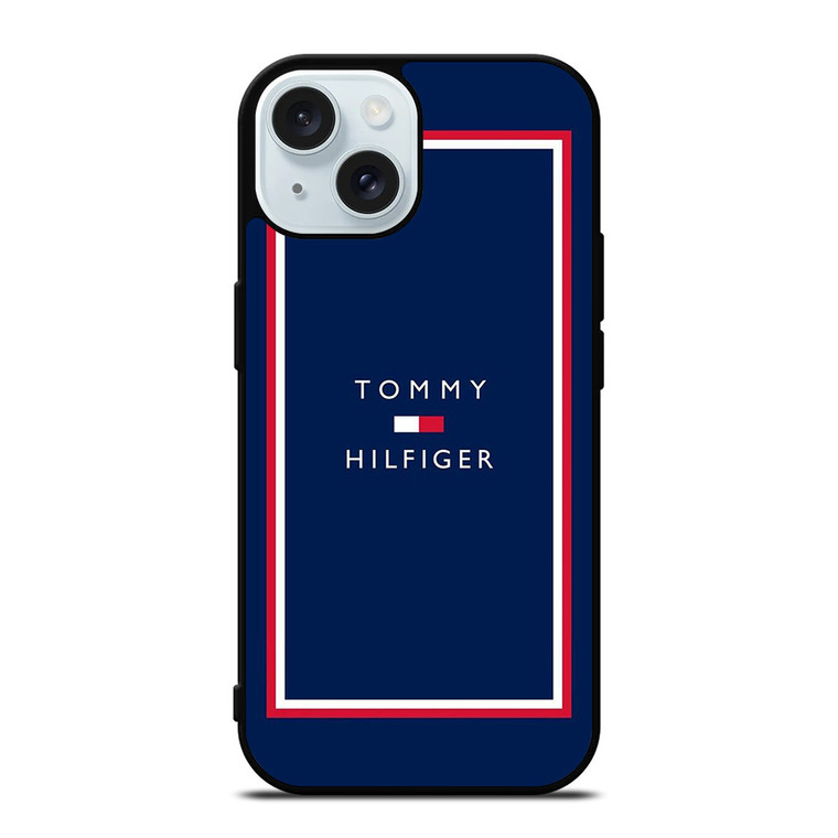 TOMMY HILFIGER LOGO iPhone 15 Case Cover