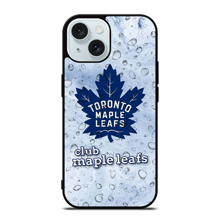 TORONTO MAPLE LEAFS MARBLE LOGO iPhone 15 Case Cover