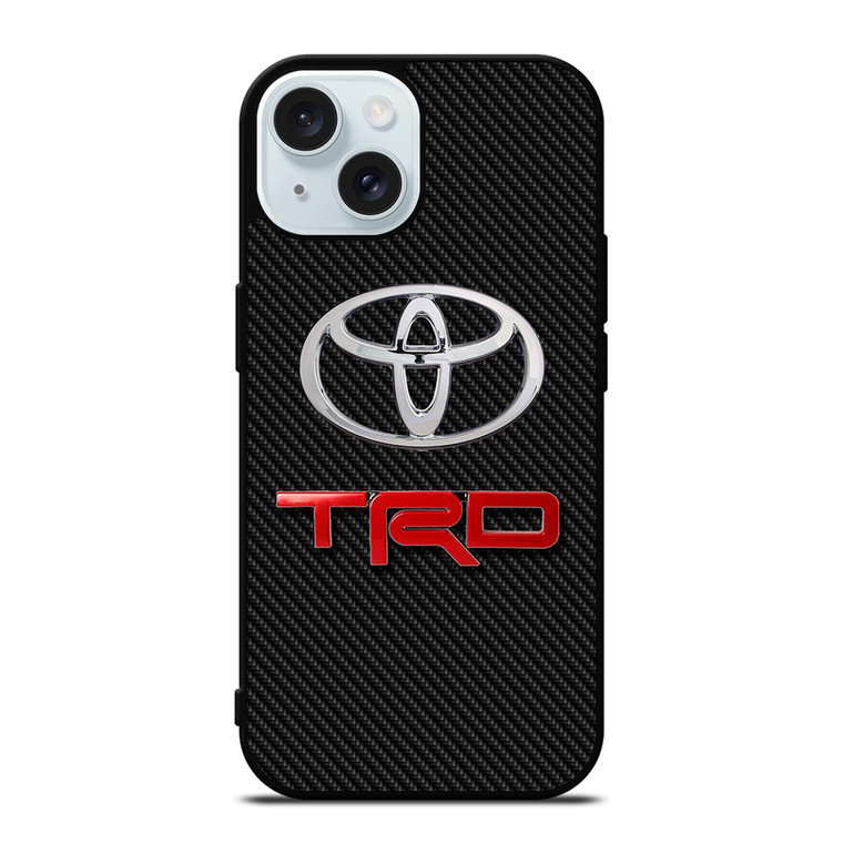 TOYOTA TRD LOGO CARBON iPhone 15 Case Cover