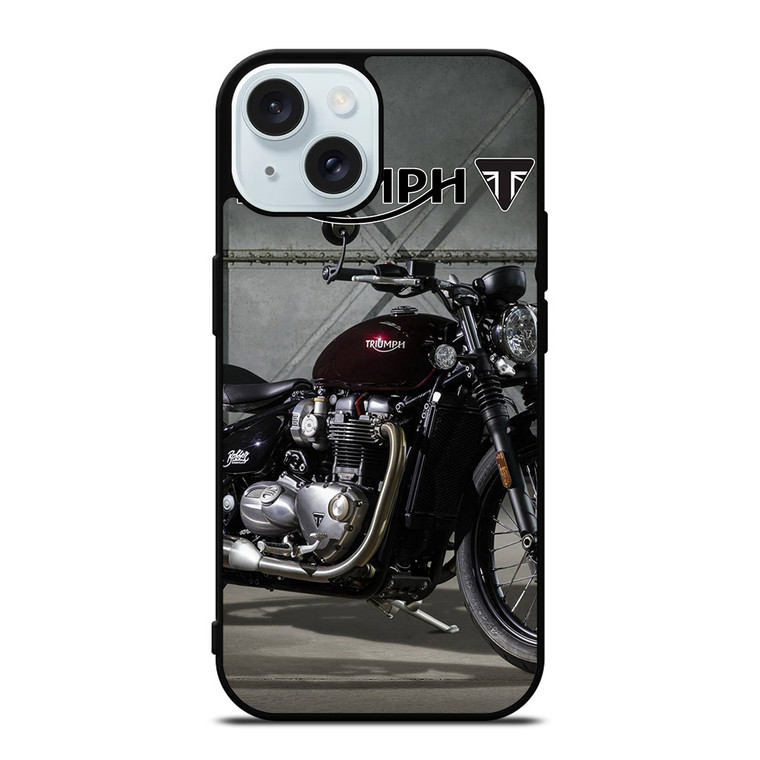 TRIUMPH MOTORCYCLE iPhone 15 Case Cover