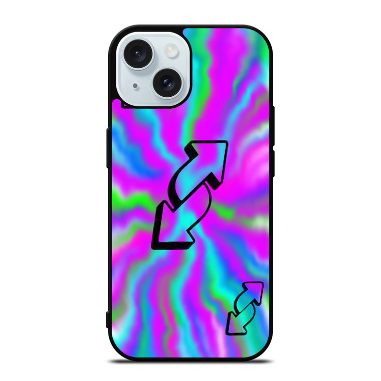 UNO REVERSE CARD RAINBOW iPhone 15 Case Cover