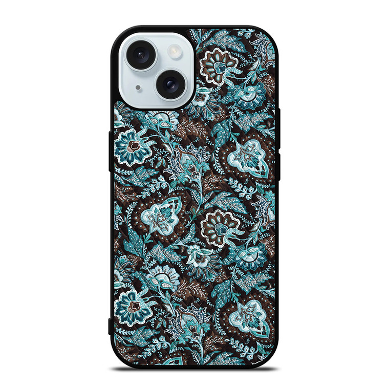 VERA BRADLEY JAVA BLUE iPhone 15 Case Cover