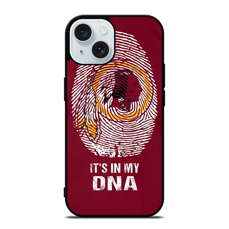 WASHINTON REDSKINS LOGO IT IS MY DNA iPhone 15 Case Cover