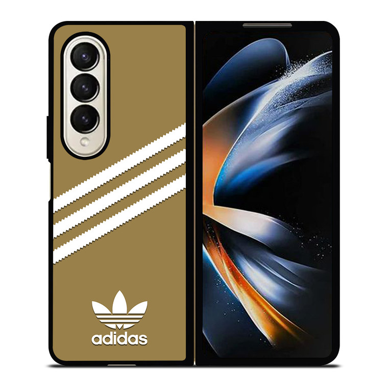 ADIDAS ORIGINALS STRIPES BEIGE Samsung Galaxy Z Fold 4 Case Cover