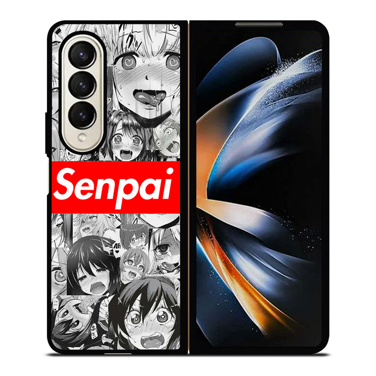 AHEGAO FACE SENPAI ANIME Samsung Galaxy Z Fold 4 Case Cover