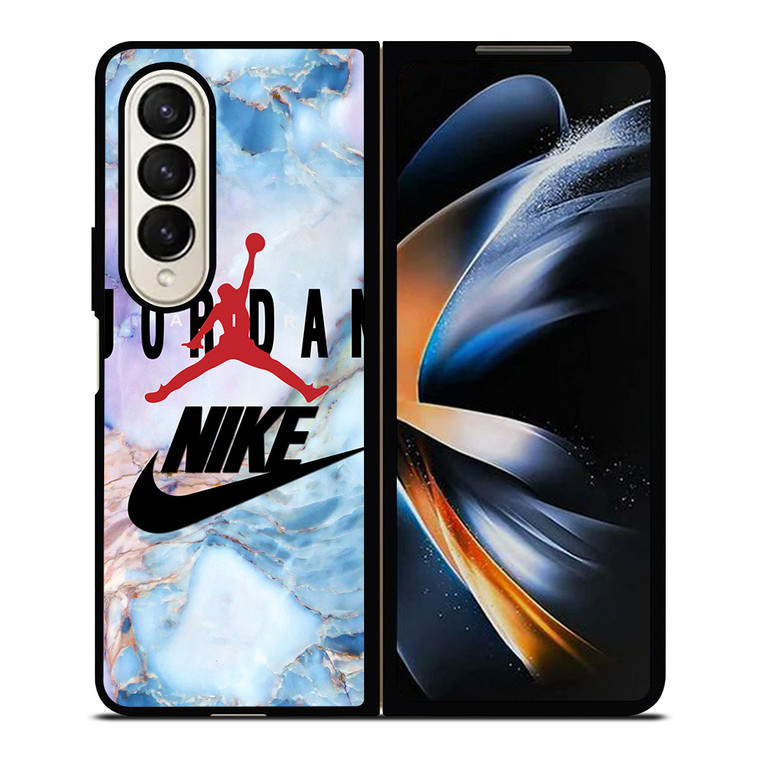 AIR JORDAN NIKE MARBLE Samsung Galaxy Z Fold 4 Case Cover