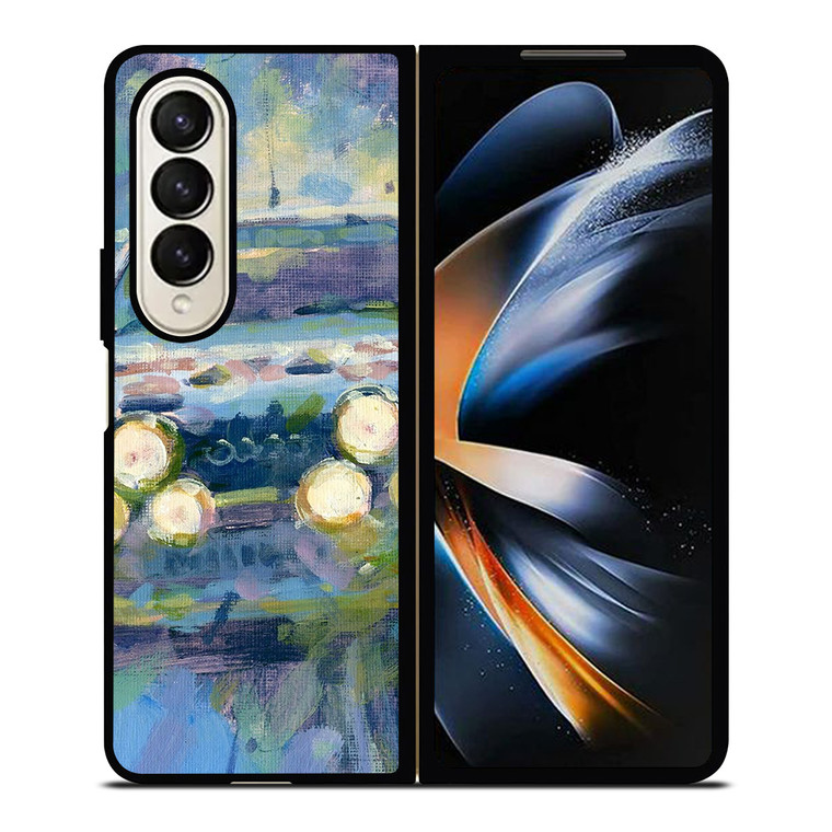 AUDI CAR PAINTING ART Samsung Galaxy Z Fold 4 Case Cover