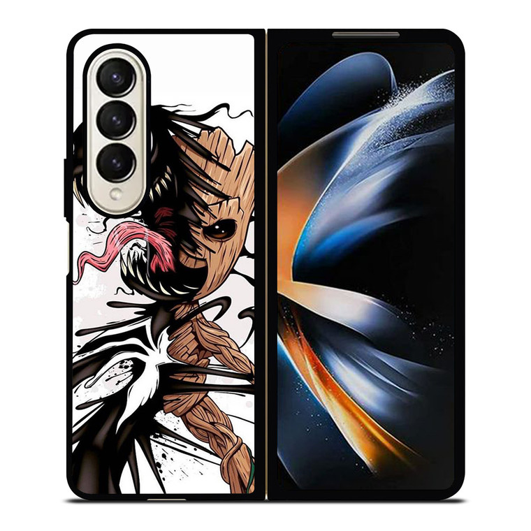 BABY GROOT AND VENOM Samsung Galaxy Z Fold 4 Case Cover