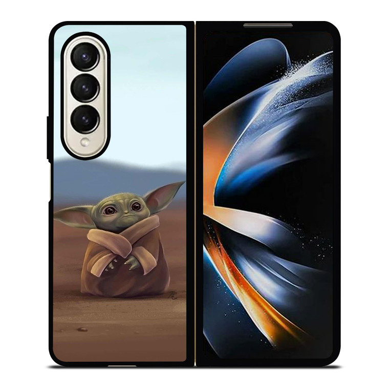 BABY YODA CUTE STAR WARS 2 Samsung Galaxy Z Fold 4 Case Cover