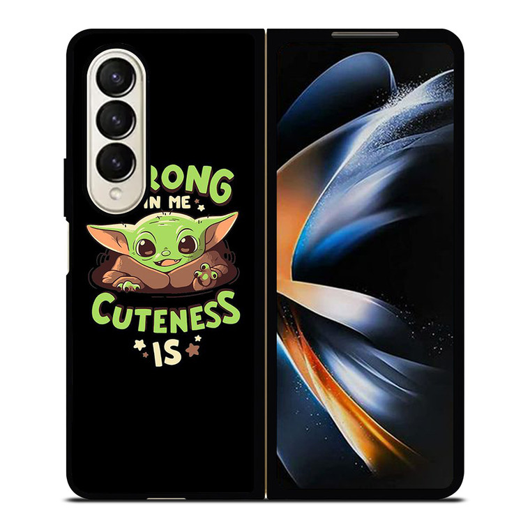 BABY YODA STAR WARS STRONG CUTENESS Samsung Galaxy Z Fold 4 Case Cover BABY YODA STAR WARS STRONG CUTENESS Samsung Galaxy Z Fold 4 Case Cover