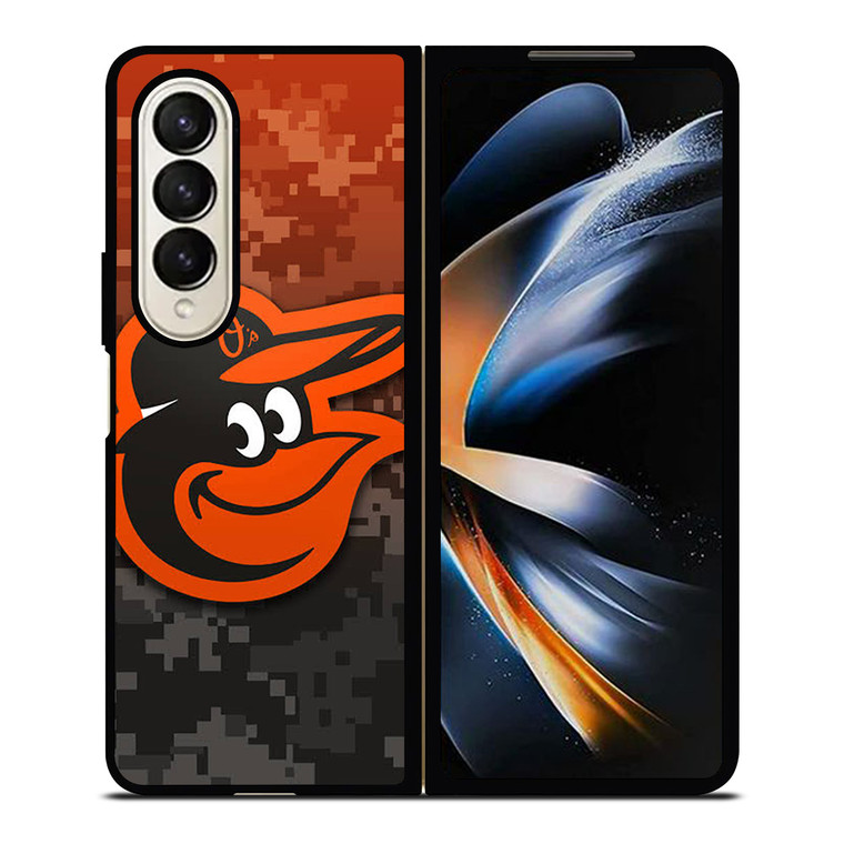 BALTIMORE ORIOLES ICON Samsung Galaxy Z Fold 4 Case Cover BALTIMORE ORIOLES ICON Samsung Galaxy Z Fold 4 Case Cover