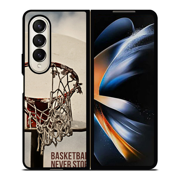 BASKETBALL NEVER STOPS 2 Samsung Galaxy Z Fold 4 Case Cover
