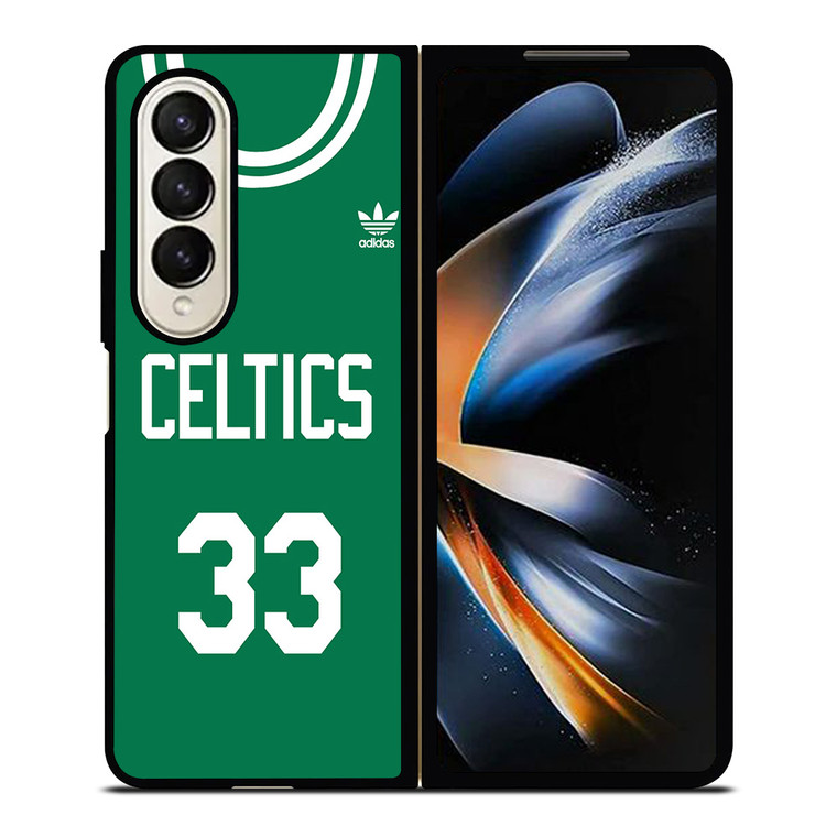 BOSTON CELTICS LARRY BIRD 33 JERSEY Samsung Galaxy Z Fold 4 Case Cover