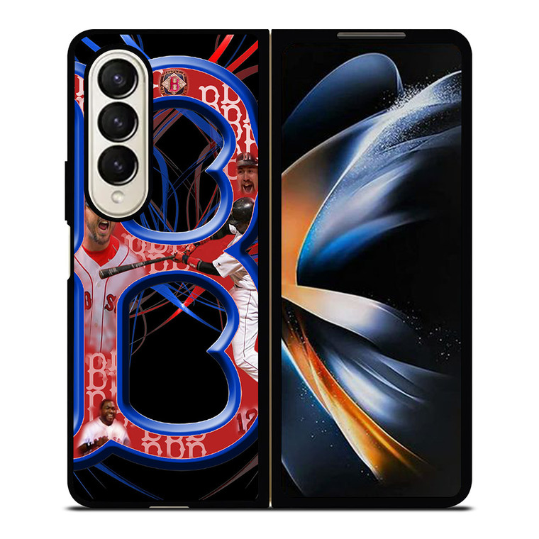 BOSTON RED SOX LOGO ART Samsung Galaxy Z Fold 4 Case Cover