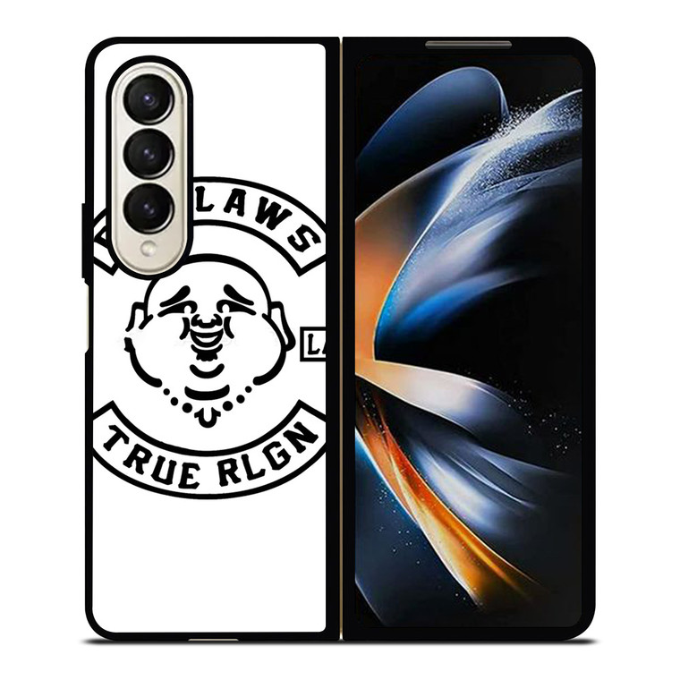 BUG BUDDHA TRUE RELIGION OUTLAWS Samsung Galaxy Z Fold 4 Case Cover