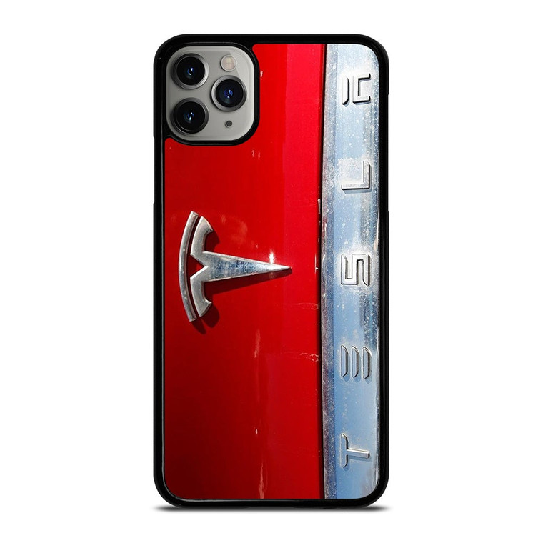 TESLA METAL EMBLEM iPhone 11 Pro Max Case Cover