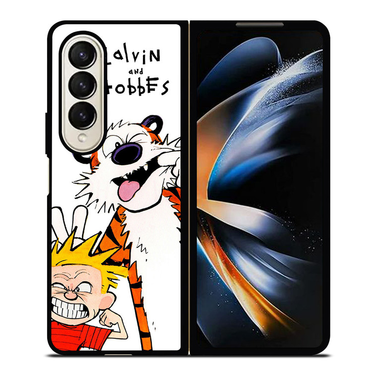 CALVIN AND HOBBES CARTOON 2 Samsung Galaxy Z Fold 4 Case Cover