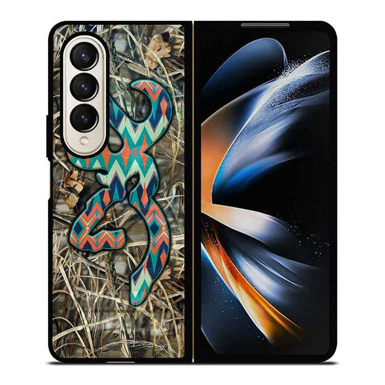 CAMO BROWNING LOGO Samsung Galaxy Z Fold 4 Case Cover