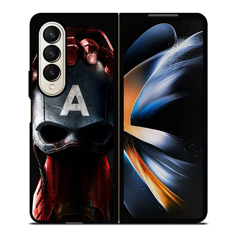 CAPTAIN AMERICA VS IRON MAN Samsung Galaxy Z Fold 4 Case Cover