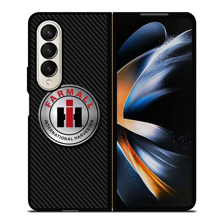 CASE IH INTERNATIONAL HARVESTER CARBON Samsung Galaxy Z Fold 4 Case Cover