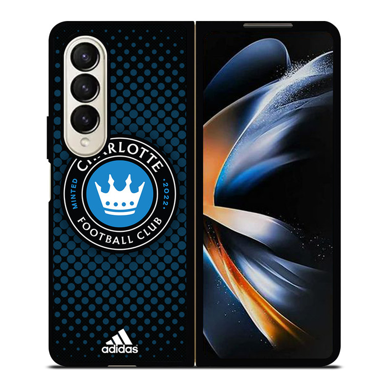 CHARLOTTE FC SOCCER MLS ADIDAS Samsung Galaxy Z Fold 4 Case Cover CHARLOTTE FC SOCCER MLS ADIDAS Samsung Galaxy Z Fold 4 Case Cover