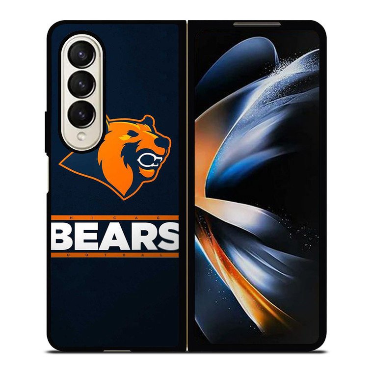 CHICAGO BEARS FOOTBALL LOGO ICON EMBLEM Samsung Galaxy Z Fold 4 Case Cover