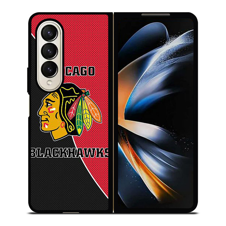 CHICAGO BLACKHAWKS NHL Samsung Galaxy Z Fold 4 Case Cover