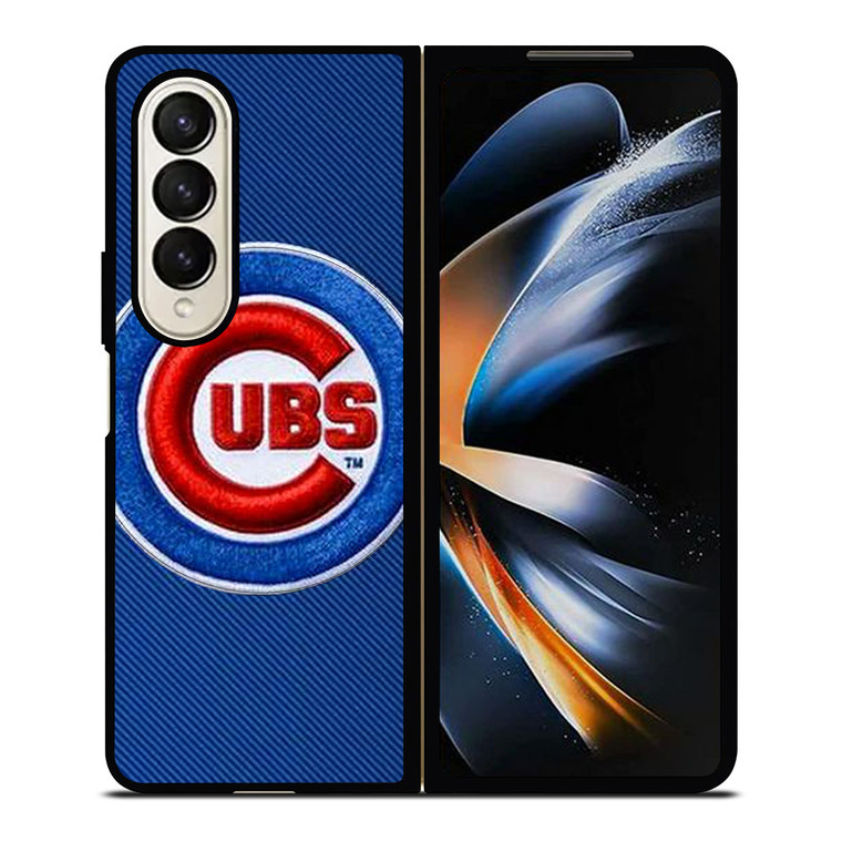 CHICAGO CUBS EMBOIRED LOGO Samsung Galaxy Z Fold 4 Case Cover