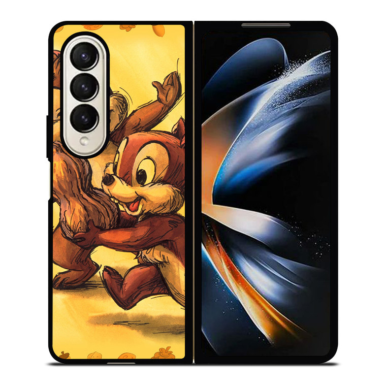 CHIP AND DALE CARTOON Samsung Galaxy Z Fold 4 Case Cover